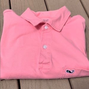 Light pink polo shirt
